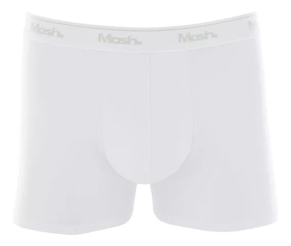 Cueca Boxer Mash Masculina Cotton Algodão Elástico