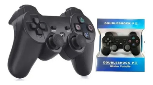 Controle Compatível Para Ps3 Playstation 3 Sem Fio Wireless Cor Preto