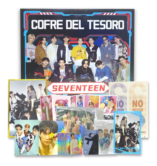 Caja Sorpresa Seventeen 20 Regalos Cofre Del Tesoro Kpop