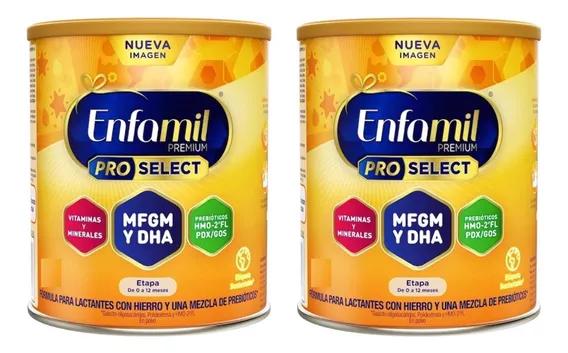 Fórmula Etapa 1 Enfamil Infantil 2 Latas 900 Gr C/u