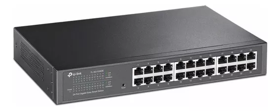 Switch Preto Tp-link Tl-sg1024d 24-port 10/100/1000mbps