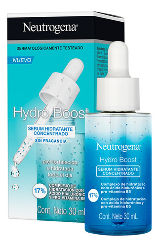 Serum Hidratante Concentrado facial Neutrogena Hydro Boost Ácido Hialurónico 30ml