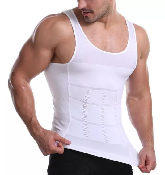 Cinta Modeladora Masculino Colete Postural Some Barriga Slim