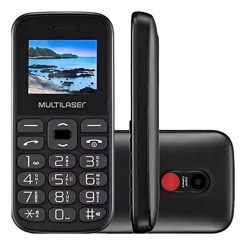 Telefone Celular Ideal Para Idoso Vita Iv Teclado Grande Sos