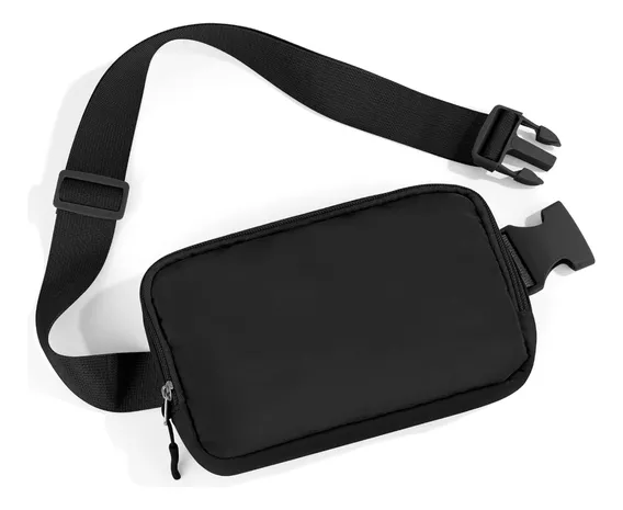 Deporte Waist Bag Al Aire Libre Casual Teléfono Waist Bag Negro