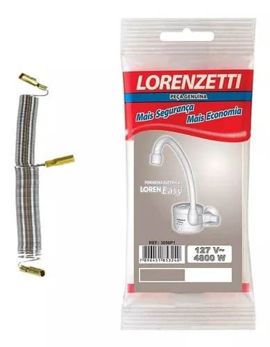 Resistência Lorenzetti Torneira Loren Easy 127v 4800w 3056p1 Cor Prata