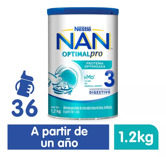 Nan Optimal pro 3 fórmula infantil 1.2kg