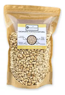 Cacahuate Tostado Pelado Natural Sin Sal Premium - 1kg