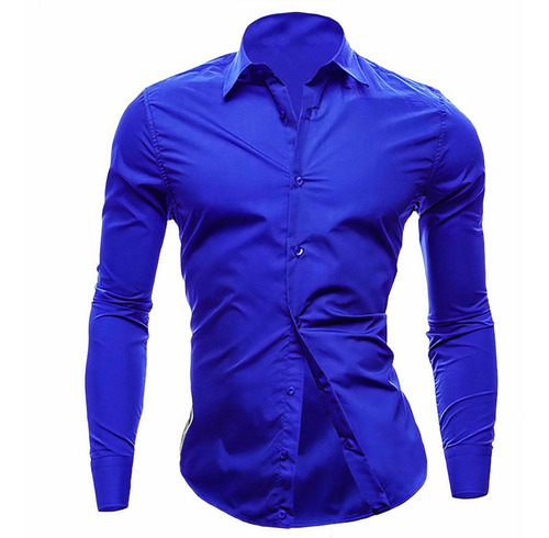 Camisa Social Masculina Slim Fit Luxo Pronta Entrega