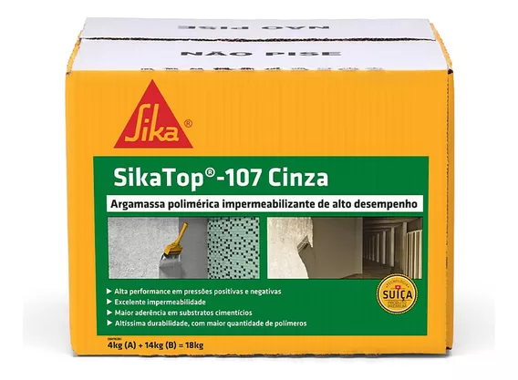 Sika Top 107 Cinza 18kg Sika