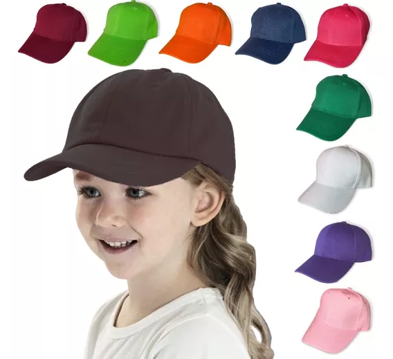 1 Gorra Económicas Lisas Para Bordar Sublimar Infantil