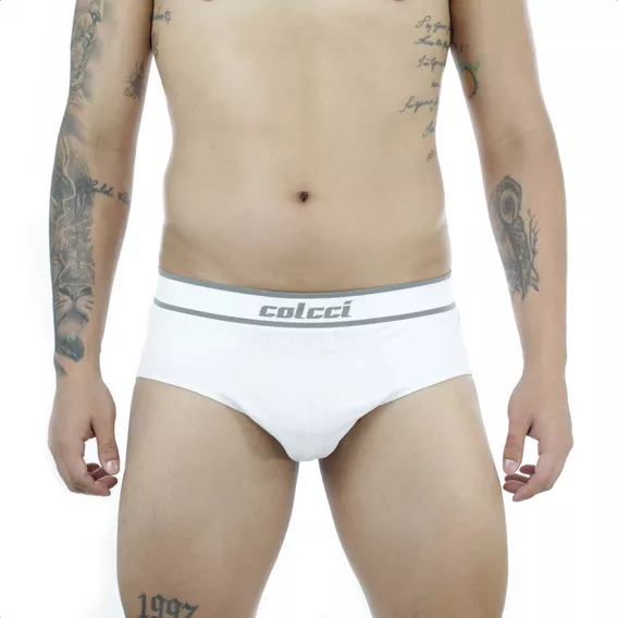 Cueca Colcci Slip Sem Costura Branca - Masculina