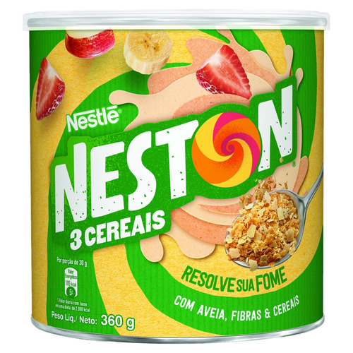 Cereais Neston 3 Cereais em lata 360 g