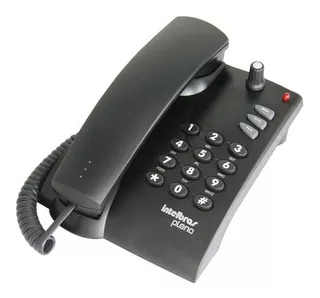 Telefone Com Amplificador Interno Modelo Pleno Preto