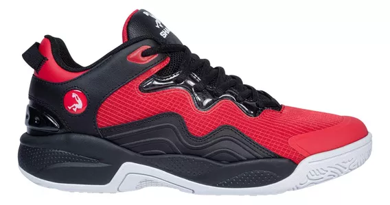 Tenis De Basketball Shaq All Ball Negro Con Rojo Para Hombre