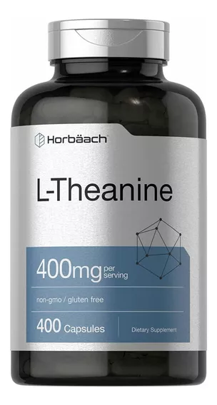 L Theanine 400mg (400 Cápsulas) Horbaach L Teanina Hecho E.u Sabor Sin Sabor