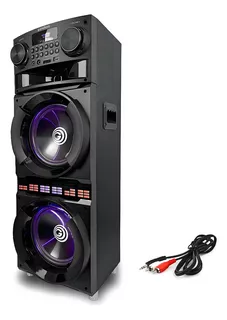 Torre De Som Gradiente Power Party 1300w 2x Woofers 10 GCA310 Negro 110V/220V