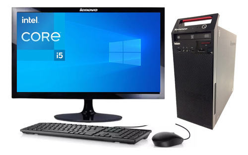 Desktop Lenovo Intel Core I5 16gb Ram 480gb + Monitor 19 Pol