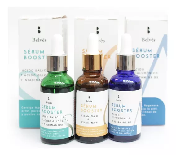 3 Pack Belves Serum Faciales Acido Hialuronico Gilcolico Tipo De Piel Todo Tipo De Piel