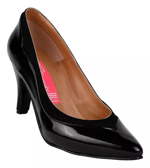 Zapatilla Mujer Tacon Negro Mary Sandy 11204100