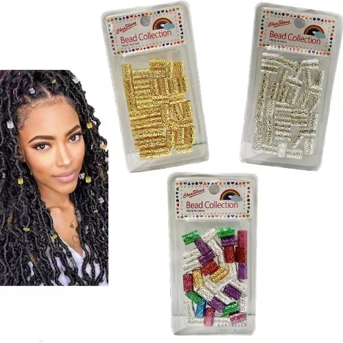 Anillos Dreadlocks Cuentas Horquillas Cabello Trenzas 3 Pack