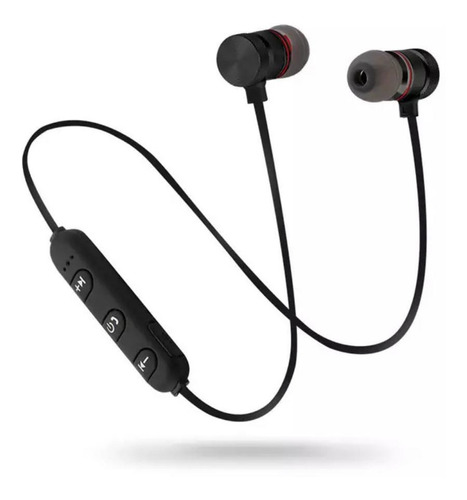 Fone De Ouvido Via Bluetooth Sem Fio Esportivo Recarregável