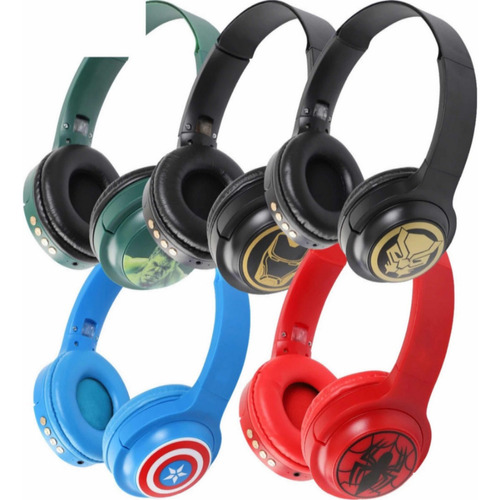 Fone Headfone Sem Fio Infantil Vingadores