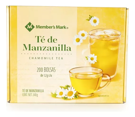 Té De Manzanilla Member's Mark 200 Bolsas De 1.2 G