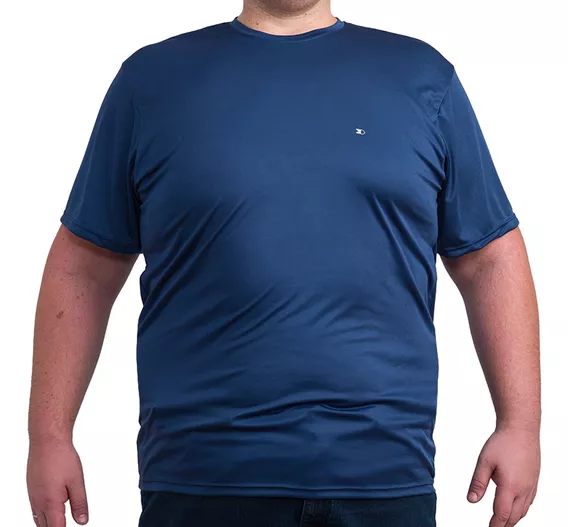 Camiseta Curta Masculina Academia Dry-fit Plus Size Esporte