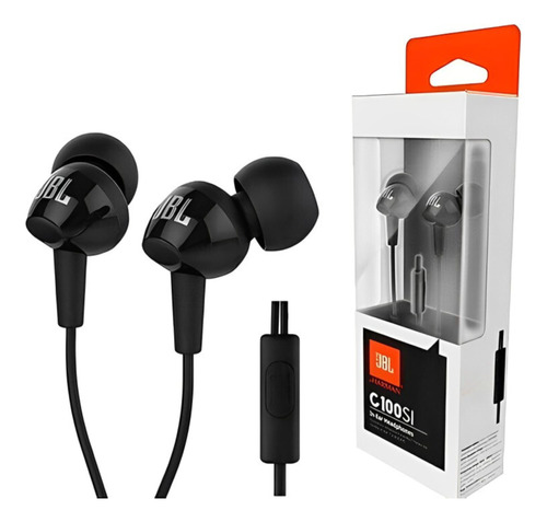 Jbl C100si Headset Fones De Ouvido Microfone Com Fio