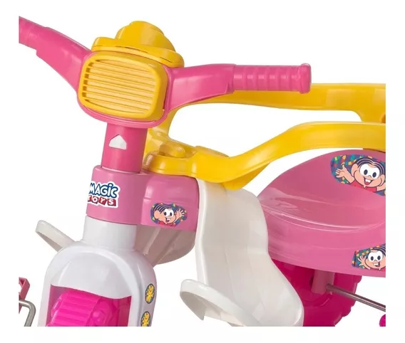 Velotrol Infantil Mini Triciclo Motoca Monica Com Sons Luzes