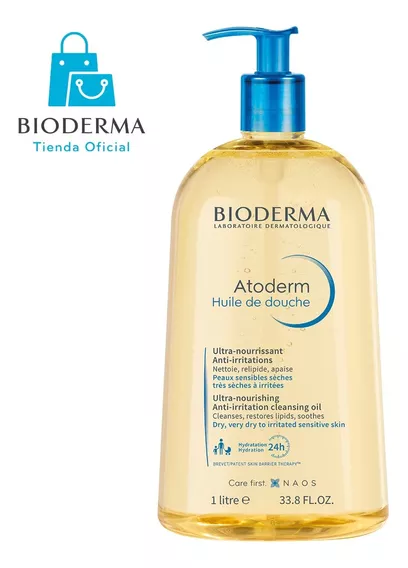 Bioderma Atoderm Aceite De Ducha Dermolimpiador, 1l 