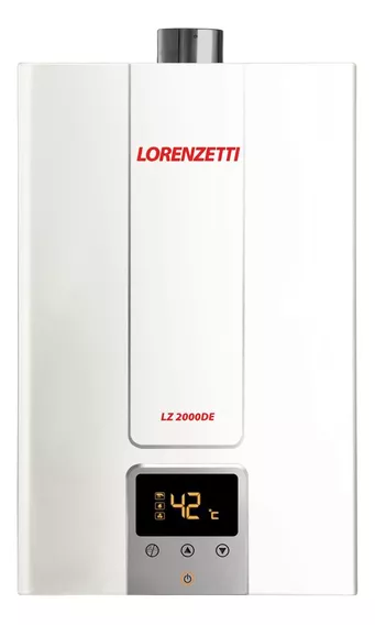 Aquecedor De Água Gás Natural Lorenzetti Lz 2000de, 20 L