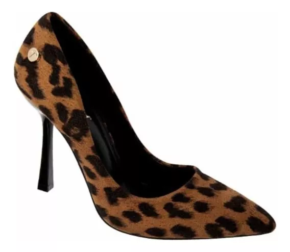 Zapatillas Mujer Animal Print Elegantes Tacon Aguja 10,5cm