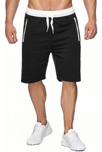 Bermudas Para Hombre, Pantalones Cortos Deportivos Casuales