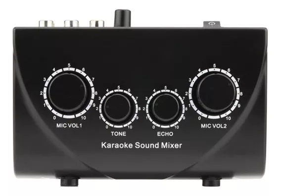 Microfone Pré-amplificador De Karaokê Mixer Home Reverberat