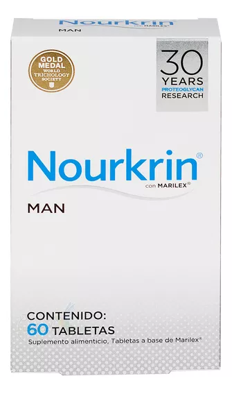 Nourkrin Man Hombre 60 Tabletas | Anticaída Para El Cabello 