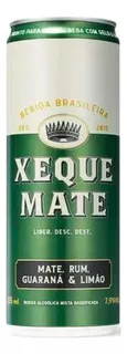 Xeque Mate Bebida Mista Mate, Rum, Guaraná E Limão 355ml