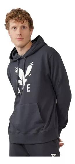 Hoodie Terry Con Gráfico De Manga Larga American Eagle H