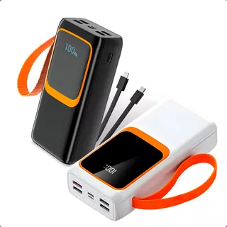 Power Bank 30.000mah Carregador Rápido Com Display Portátil