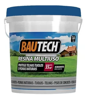 Resina Acrílica Multiuso Brilhante Incolor 3,6lt - Bautech  