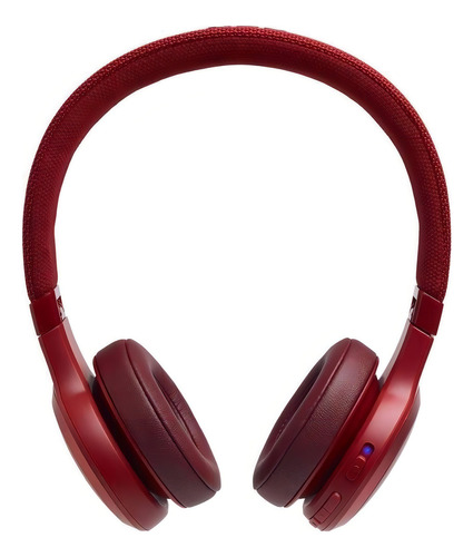 Fone de ouvido on-ear sem fio JBL Live 400BT JBLLIVE400BT vermelho