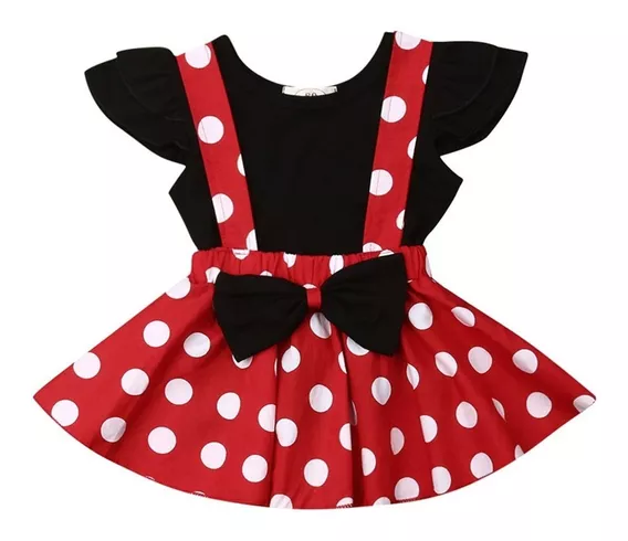 Conjunto Falda Y Blusa Minnie Mouse Para Bebé