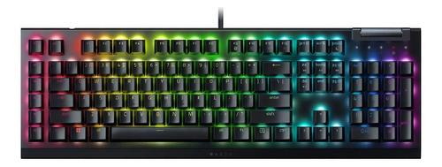 Teclado Razer Blackwidow V4 X Mech Green Switch Us Chroma Keyboard Black Language English Us