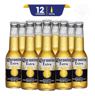 Cerveza Corona Extra Botella 12pk 210ml