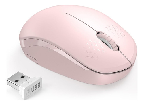 Mouse Sem Fio Seenda Wgsb 012 Mouse Wireless 2.4g Rosa