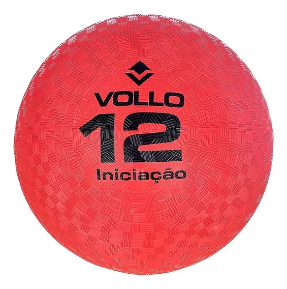 Bola De Iniciação Vollo T12 Cor Vermelho