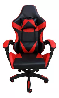 Silla Gamer Inngroup Streamer Ergonomica Altura Regulable De Cuero Sintetico