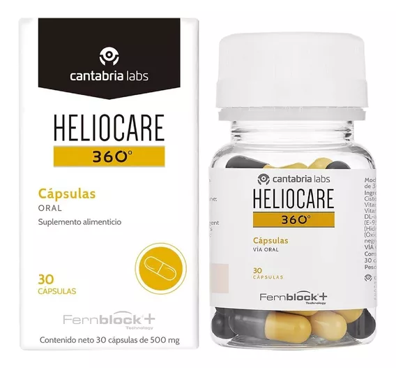 Protector Solar Cantabria Labs Heliocare 360° En Capsulas 30 G