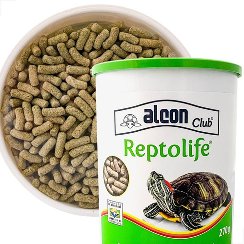 Ração Para Tartarugas Aquáticas Alcon Reptolife 270g